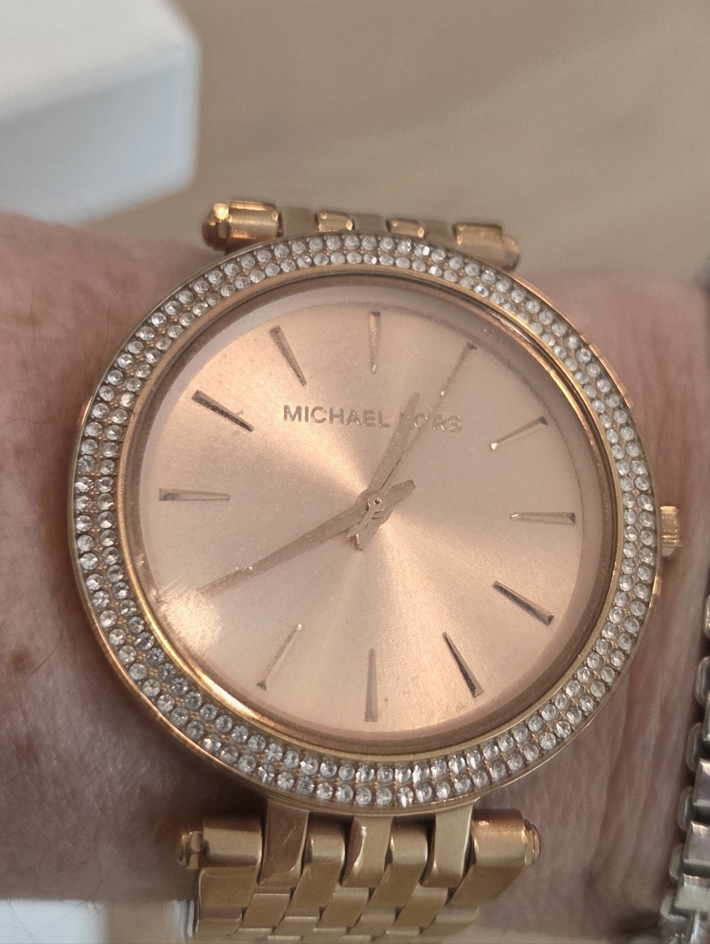Michael Kors Womens Darci Rose Gold Watch 3192 - Like New! - Picture 5 of 6